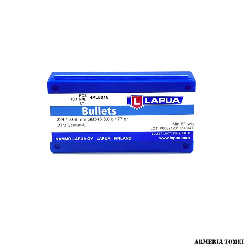LAPUA - PALLE CAL 22/.224 " SCENAR-L 77GR OTM CONF. 100 PZ