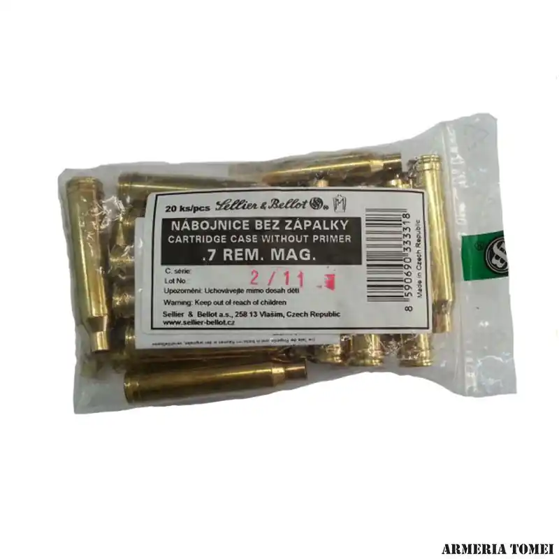 SELLIER & BELLOT - BOSSOLI CAL 7 MM REM. MAG.