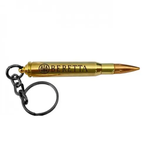 BERETTA Portachiavi Cartuccia calibro 30-06 con logo 3 frecce Cod.E03571