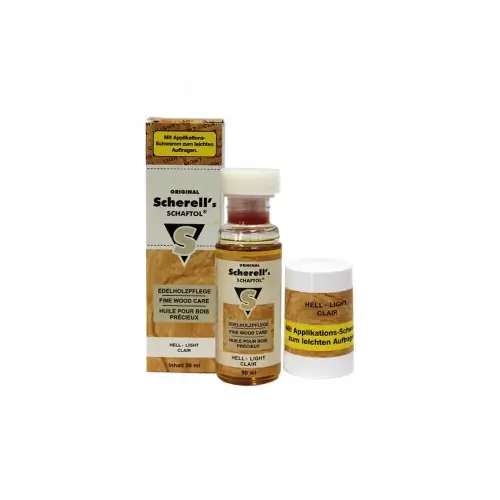 BALLISTOL Scherell‘s Schaftol Olio per calci in legno CHIARO 50 ml
