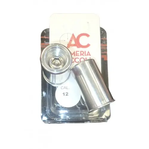 ADVANCE Group Salvapercussore calibro 12 in alluminio in blister da 2 pezzi con logo ARMERIA CECCOLI