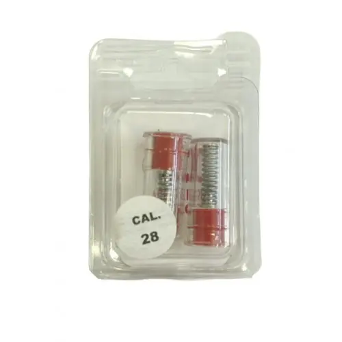 ADVANCE Group Salvapercussore calibro 28 in plastica in blister da 2 pezzi con logo ARMERIA CECCOLI