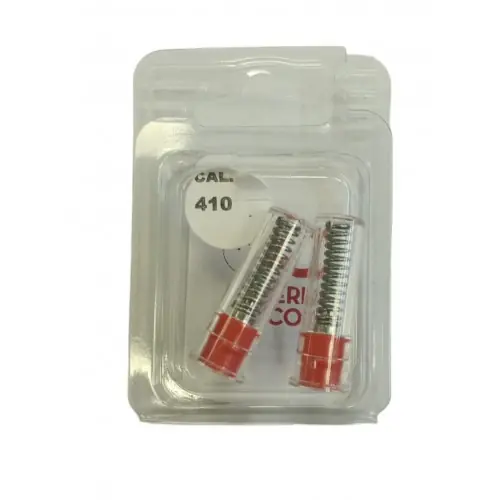 ADVANCE Group Salvapercussore calibro 36/410 in plastica in blister da 2 pezzi con logo ARMERIA CECCOLI