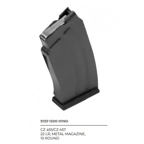 CZ 455 Caricatore calibro 22LR in METALLO da 10 Colpi