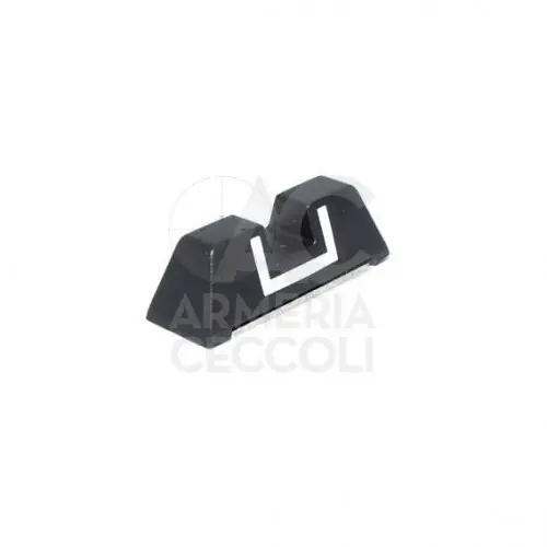 GLOCK GMS-GEN5 Tacca di mira in polimero con bordatura bianca H 6.9 mm