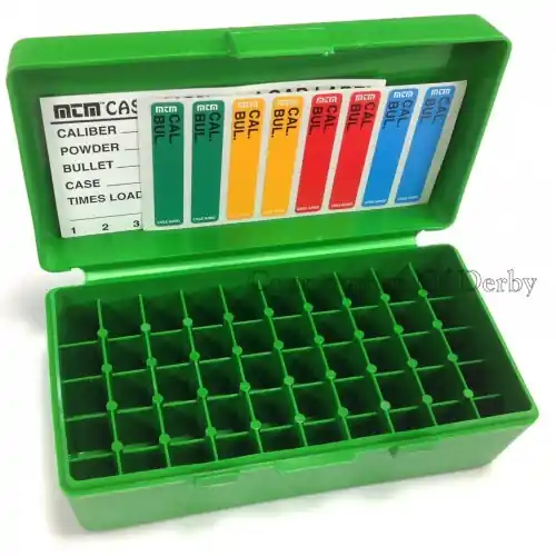 MTM P50-45 Box rigido portacolpi calibro 45acp da 50 colpi VERDE