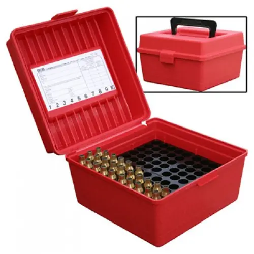 MTM R-100-MAG-30 Portacolpi Larg Rifle Mag.da 100 cal. 300 WM ROSSO