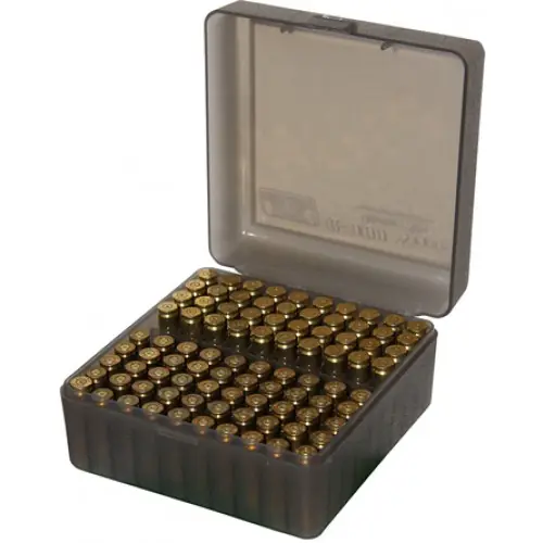 MTM RM-100-10 Medium Rifle Portacolpi calibro 6mm/243/284/308 GRIGIO da 100 colpi
