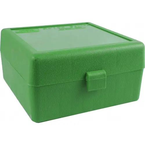MTM RM-100-10 Medium Rifle Portacolpi calibro 6mm/243/284/308 VERDE da 100 colpi