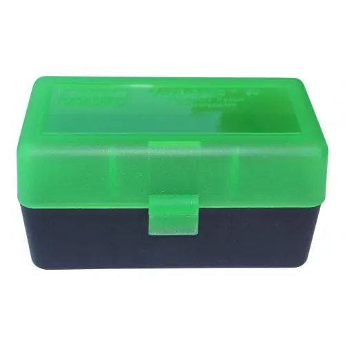 MTM RM-50 Portacolpi calibro 308 MEDIUM RIFLE Verde/Nero da 50 colpi