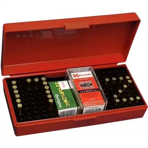 MTM SB-200-20 Match box portacolpi calibro 22LR da 200 colpi RUST (ROSSO)