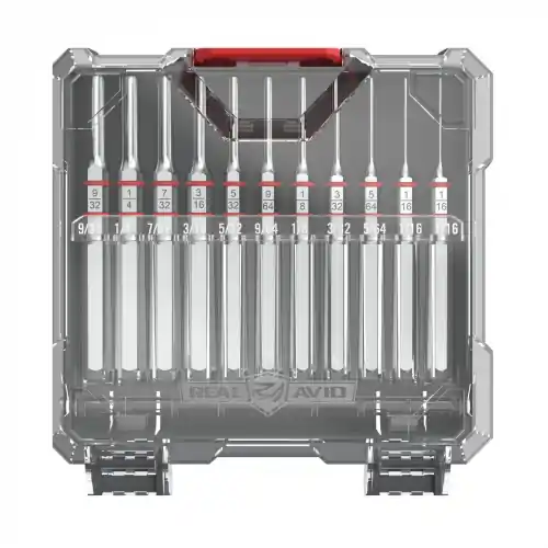 REAL AVID ACCU-PUNCH 11-PIECE STANDARD PIN Set Punzoni Standard