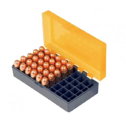 SMARTRELOADER Scatola Porta Munizioni per Pistola calibro 357mag,38 Special da 50 colpi Cod.VBSR623