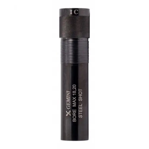 Strozzatore Gemini Extended +20 mm modello Optima Greystone Foratura 18,20 per fucili da caccia e da tiro Calibro 12 3* M