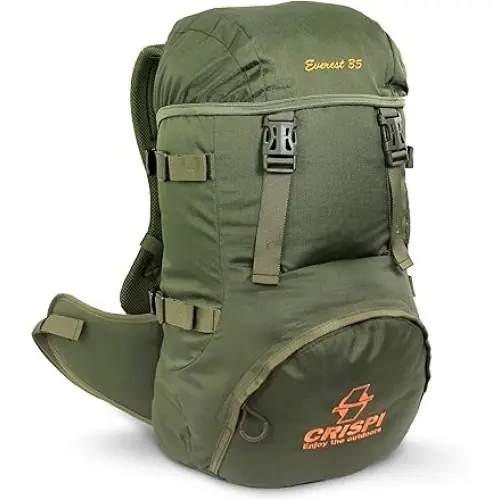 Zaino CRISPI EVEREST Poliestere Spalmato RIP-STOP Verde 35lt