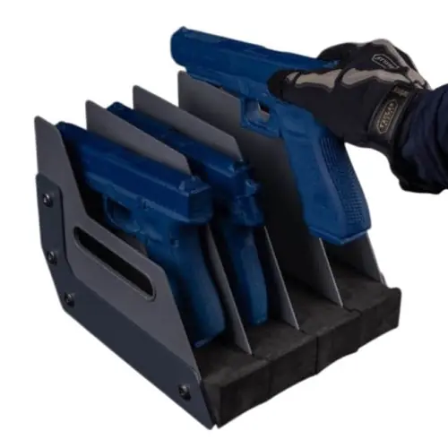 WOSPORT Espositore porta pistole da 4 posti WO-TG32