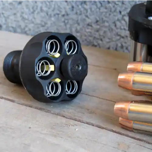 VARIANT SPEED LOADER 6 c olpi per Colt Python S&W 686 Ruger GP100