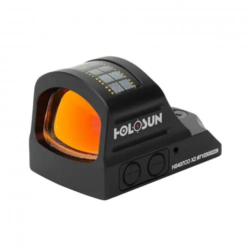 HOLOSUN HS407C X2 REFLEX RED DOT Punto rosso con pannello solare da 2Moa