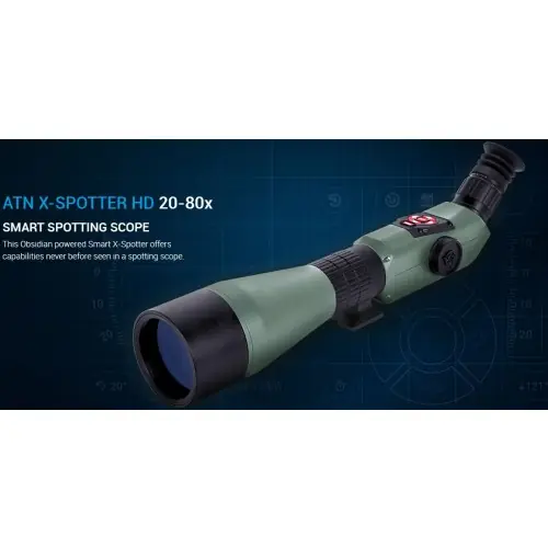 ATN X-SPOTTER HD 20-80X SMART SPOTTING SCOPE !!! PROMO ULTIMO PEZZO !!!