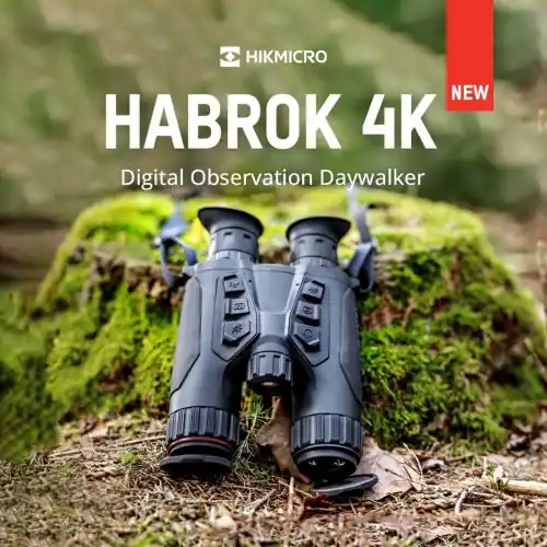 HIKMICRO HABROK 4K HE25L 5,5-22x60 Binocolo Termico 850nm