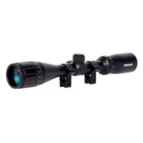 DIANA 3-9x40 AO Reticolo DUPLEX Cannocchiale da puntamento con anelli per slitte da 11mm