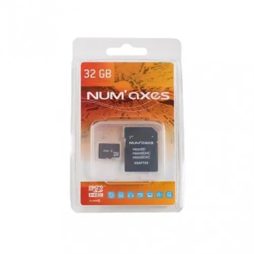 NUM‘AXES Scheda di memoria Micro SDHC Classe 10 da 32 GB con adattatore