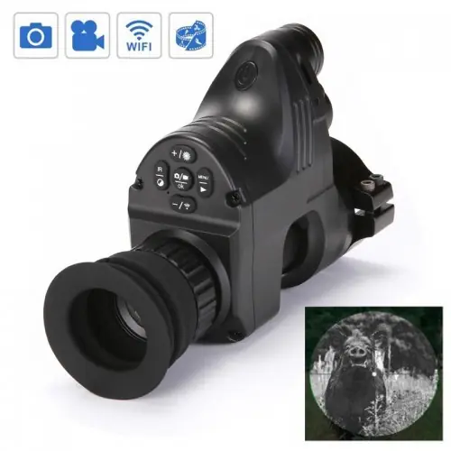 PARD NV007A - MODELLO 2020 - con schermo OLED Sony incorporato - Visore notturno Digitale da applicare alle ottiche