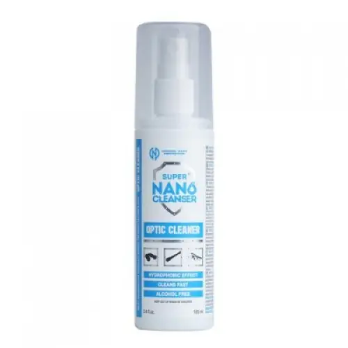 SUPER NANO CLEANSER Optic Cleaner 100ml Pulitore di lenti per cannocchiali, binocoli e occhiali