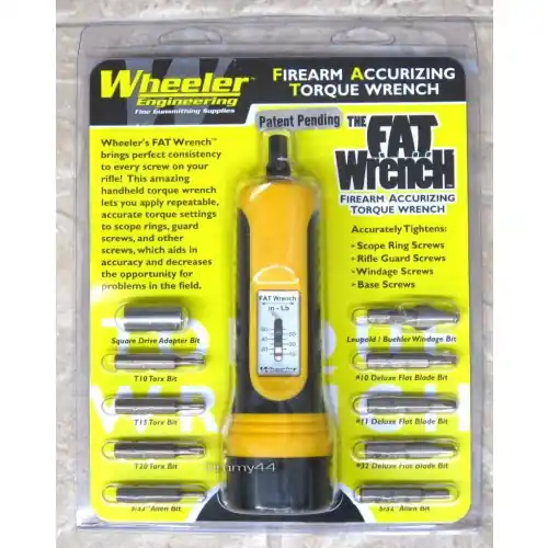 WHEELER THE FAT WRENCH 553556 Cacciavite dinamometrico con misuratore di torsione 10 punte in dotazione