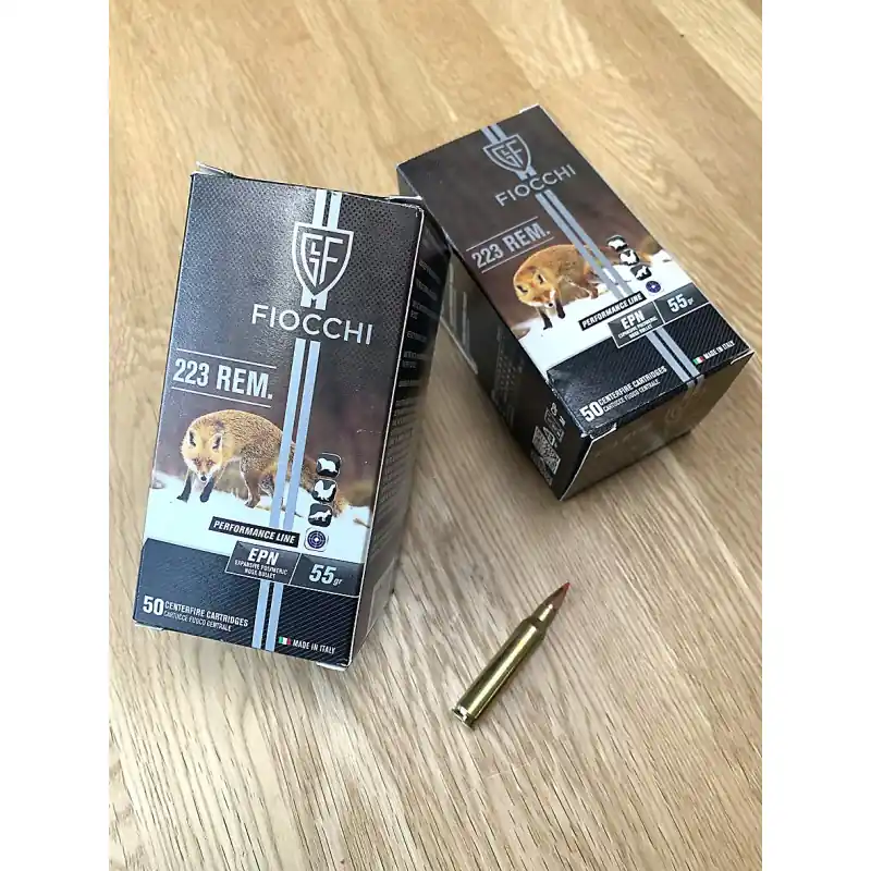 FIOCCHI CARICHE 223 REM 55 GR EPN