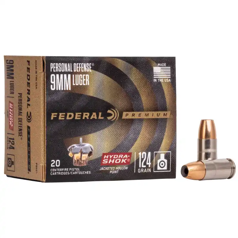FEDERAL CARICHE 9X19 JHP 124GR