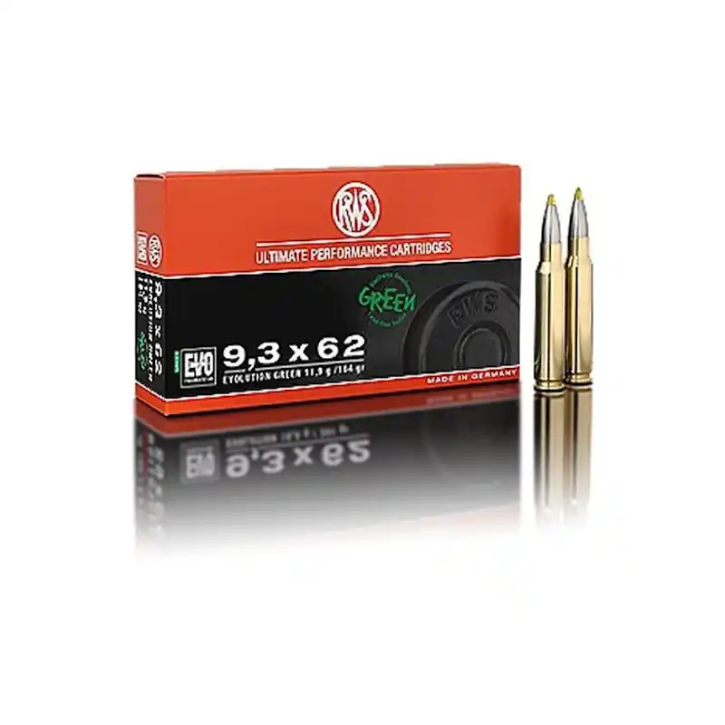 RWS CARICHE 9,3 X 62 GR 184 GREEN