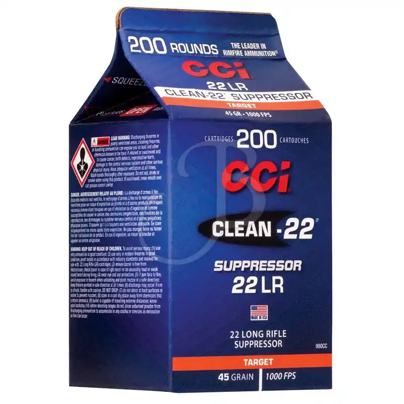 CCI CARICHE 22 LR CLEAN 45GR LRN