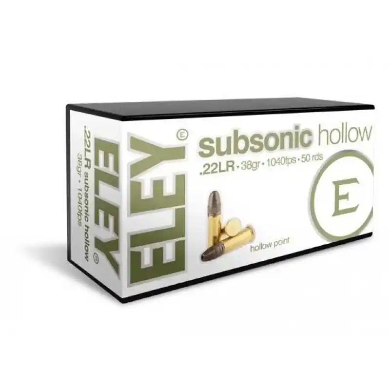 ELEY CARICHE 22 LR SUBSONIC QT 50