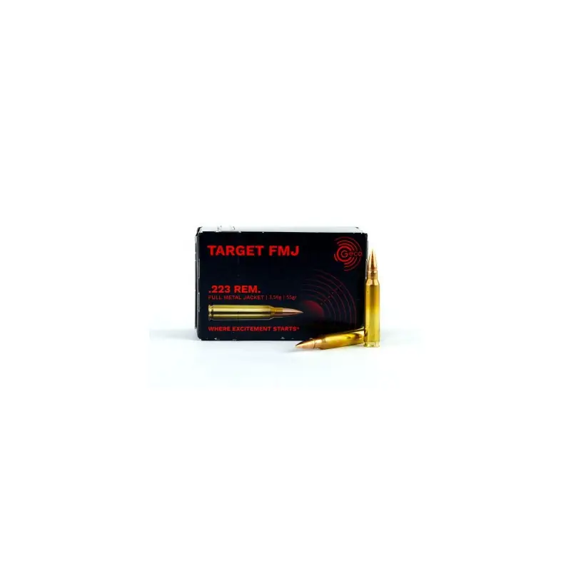 GECO CARICHE 223 REM 55 GR FMJ