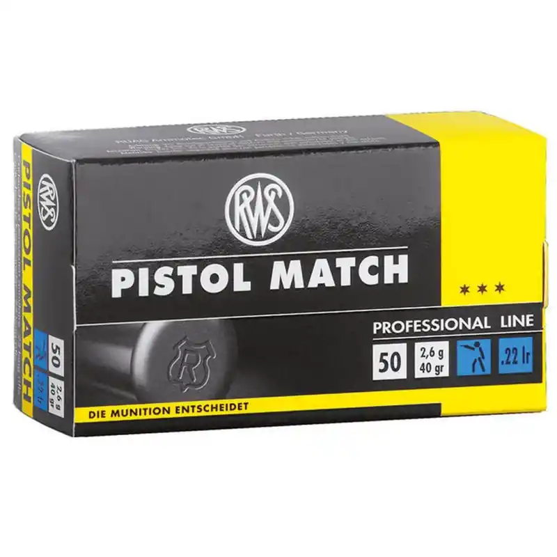 RWS CARICHE 22 LR PISTOL MATCH