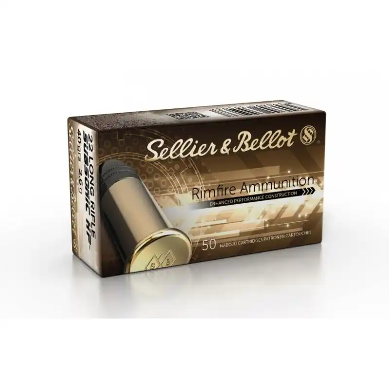 S&B 22LR SUBSONIC 40GR HP