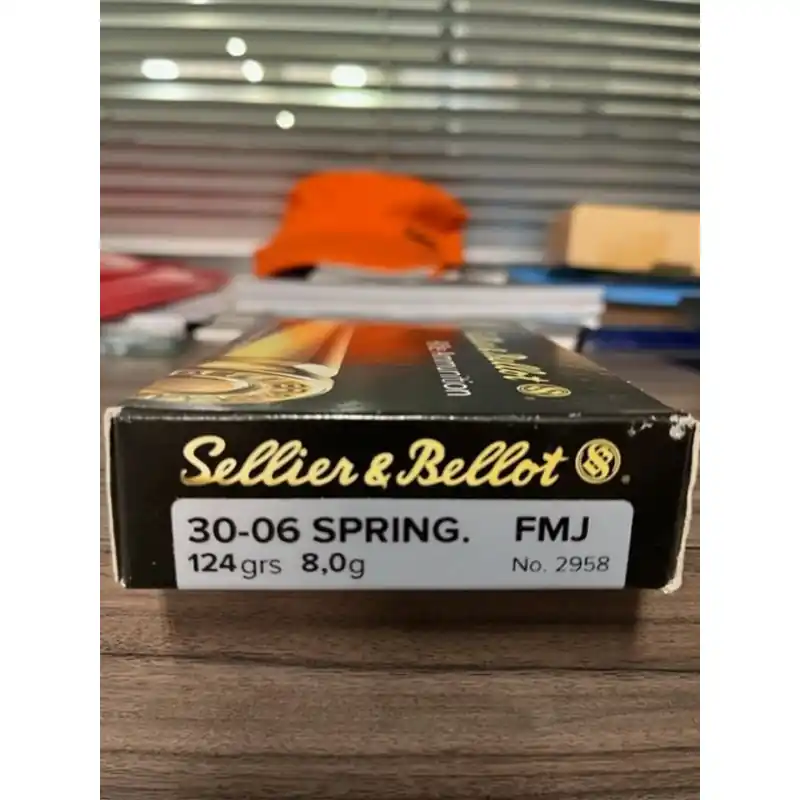 S&B CARICHE 30-06 SPCE 124 GR FMJ
