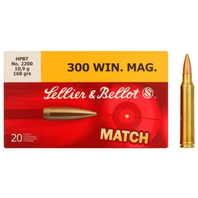 SELLIER CARICHE 300 WIN MAG 168 GR
