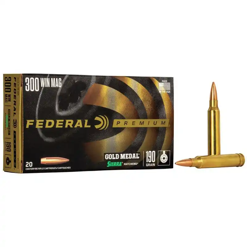 FEDERAL CARICHE 300 WIN MAG 190 GR