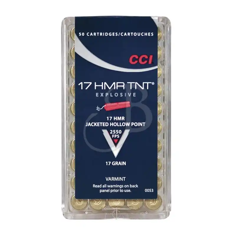 CCI CARICHE CAL 17HMR 17GR TNT