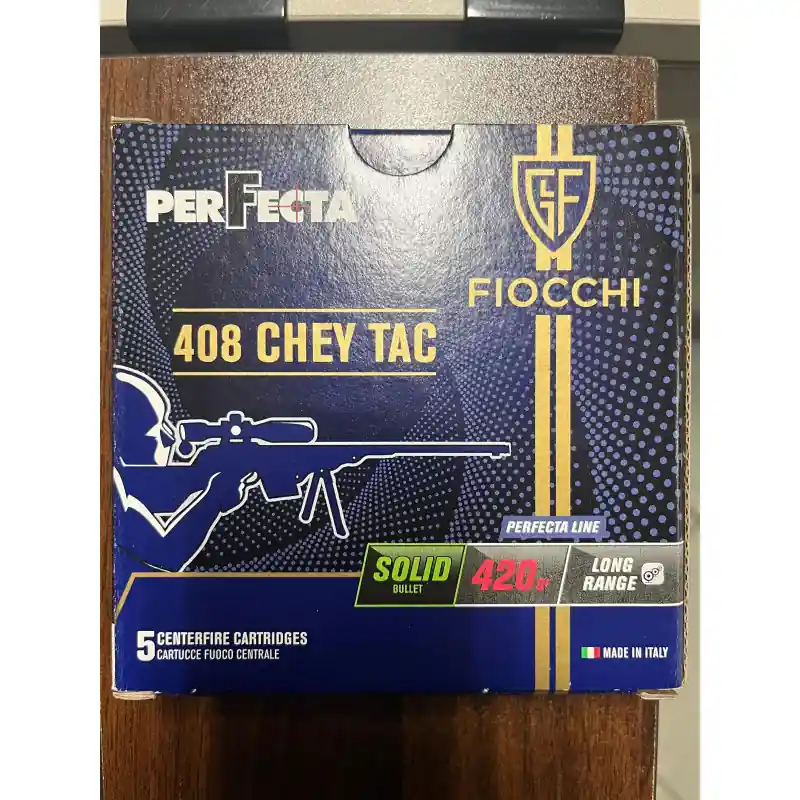 FIOCCHI CARICHE C408 CHEY TAC SOLID