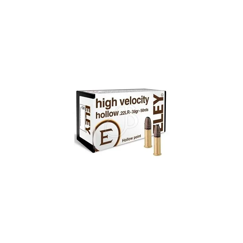 ELEY CARICHE 22LR HV HOLLOW 38 GR