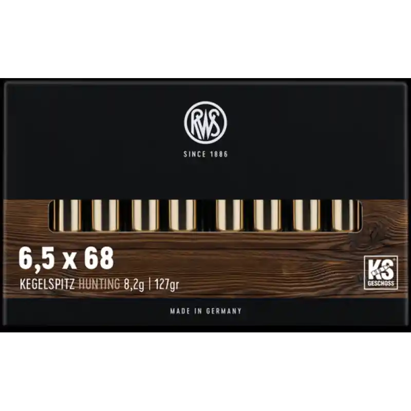 RWS CARICHE 6,5 X 68 GR 127 KS