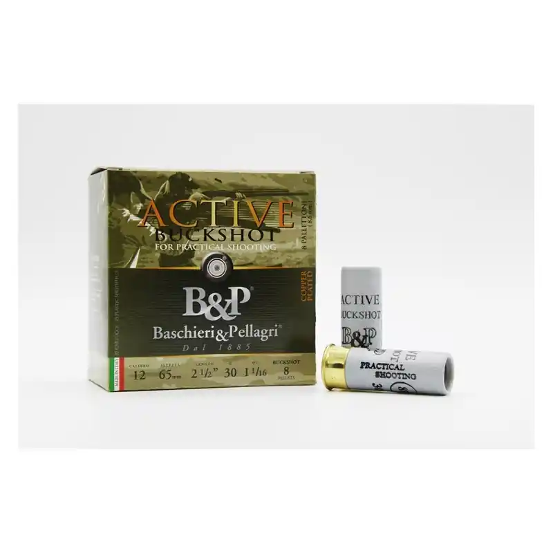 BASCHIERI CART ACTIVE BUCKSHOT C12