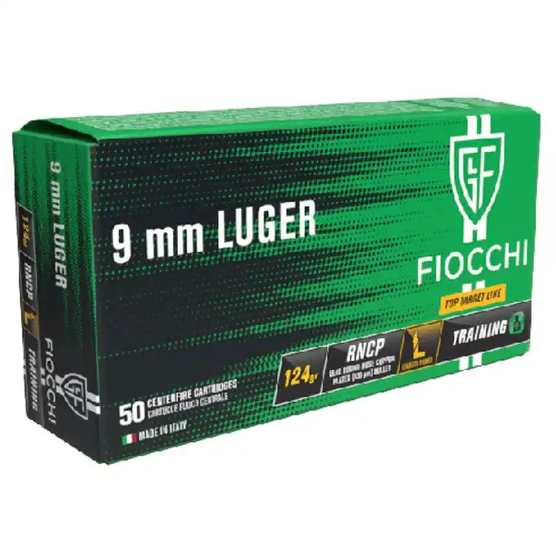 FIOCCHI CARICHE 9LUGER RNCP GR 124