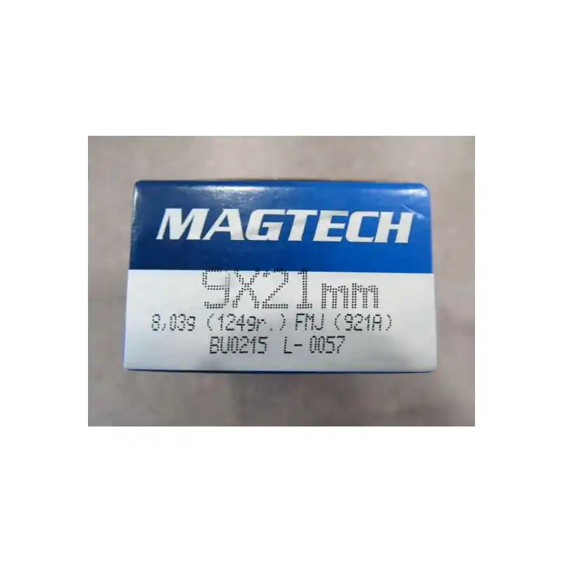 MAGTECH CARICHE 9X21 FMJ QT 50