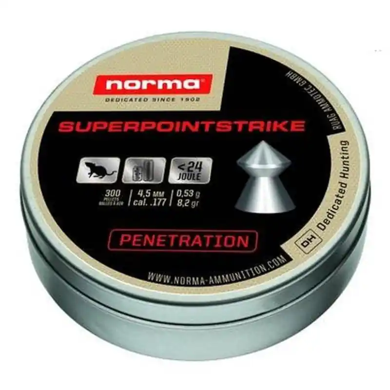 NORMA SUPER POINT STRIKE CAL4,5