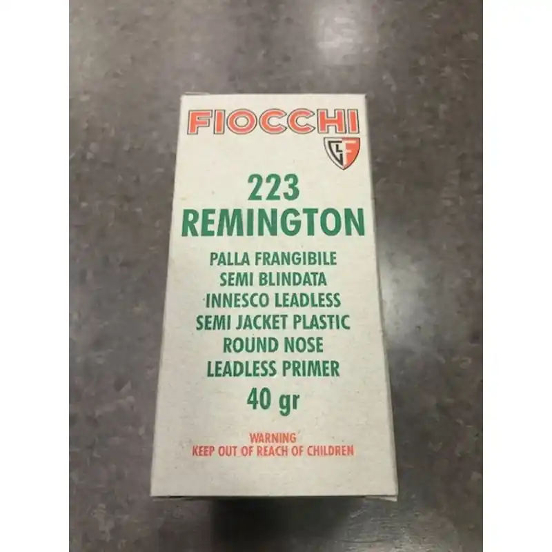 FIOCCHI CARICHE 223 REM 40 GR SJPRN