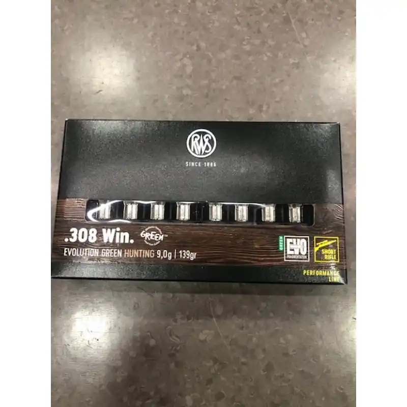 RWS CARICHE 308 WIN EVO 139 GR